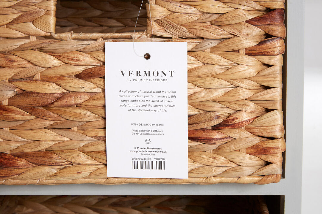 Chelsea Two Drawers Four Baskets Cabinet