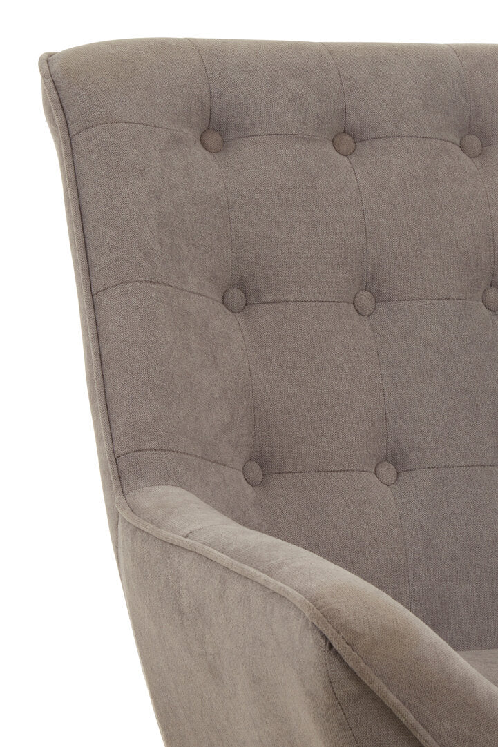 Richmond Grey Curved Chair