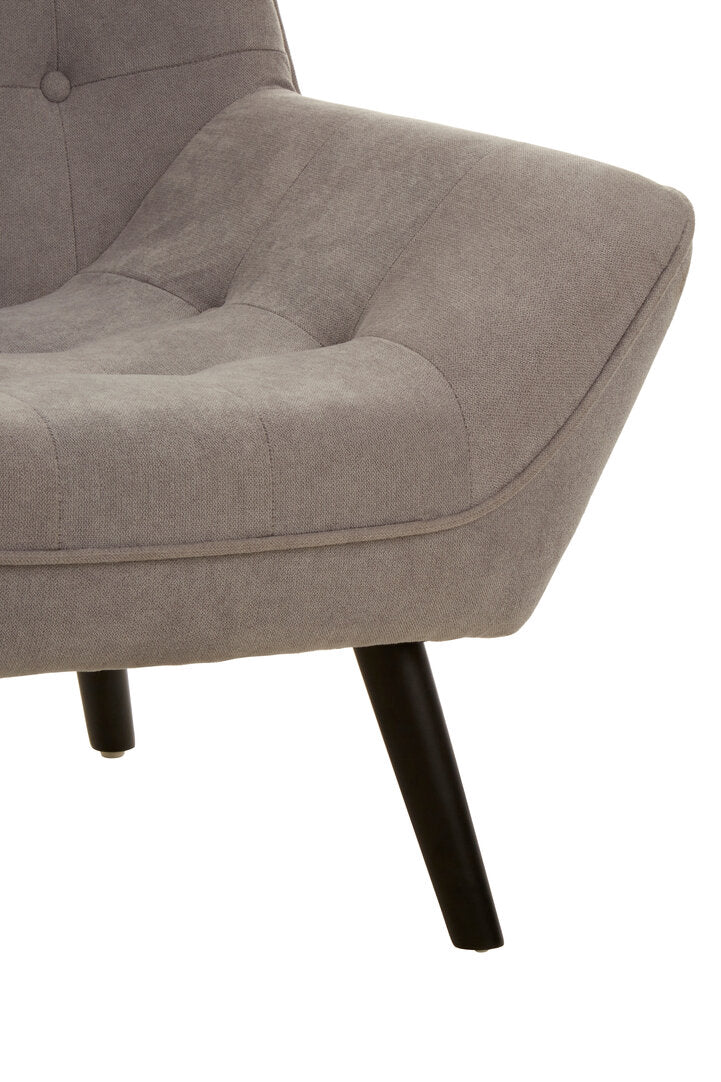 Richmond Grey Curved Chair