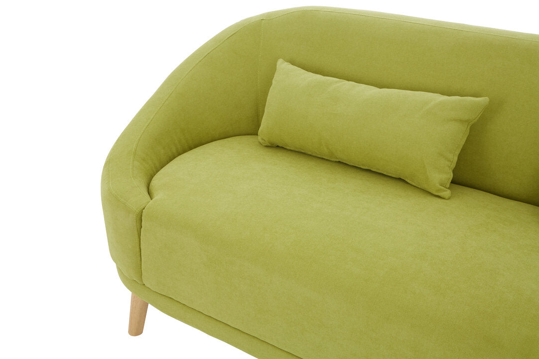 Bristol Green Linen Sofa