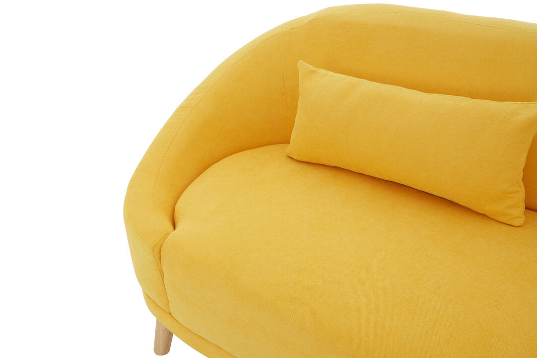 Bristol Yellow Linen Sofa