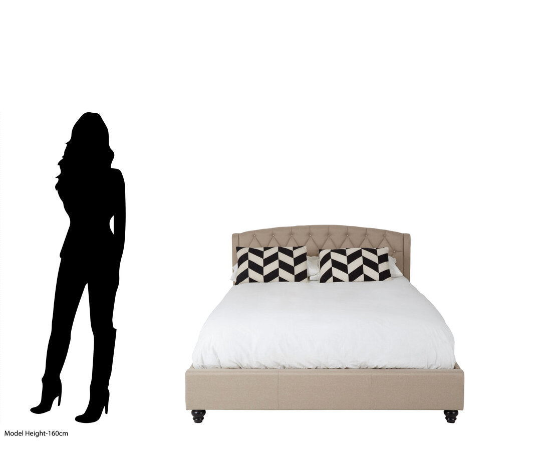 Lincoln Beige King Bed