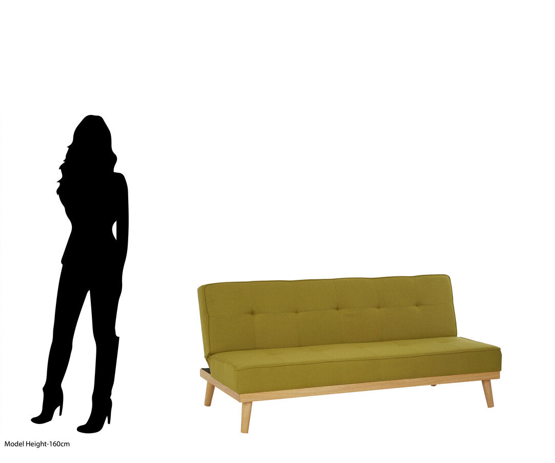Richmond 3 Seat Green Sofa Bed