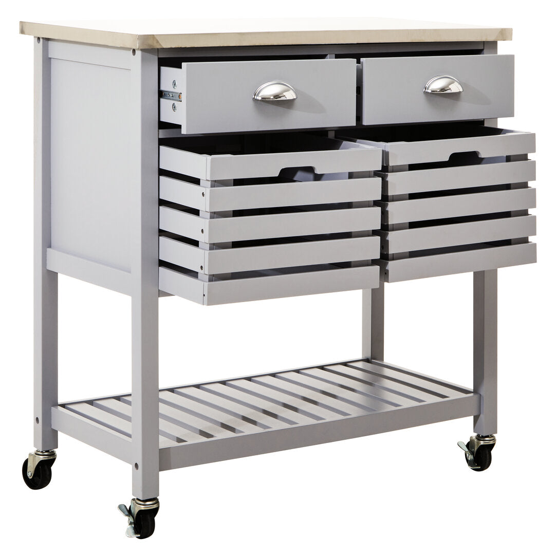 Vienna Kitchen Trolley Grey