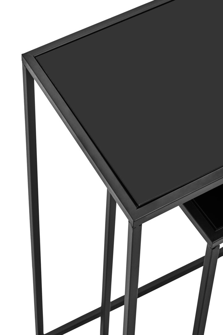 Notting Set Of Two Black Console Tables