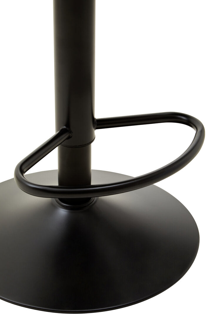 Balmoral High Back White Leather Effect Bar Chair