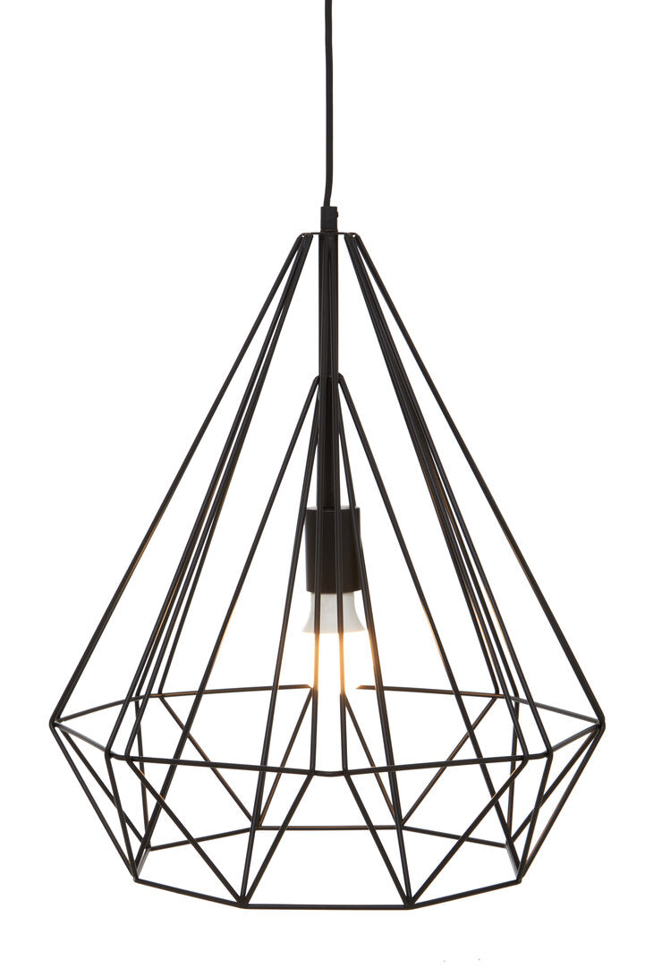 Norwich Black Conical Pendant light