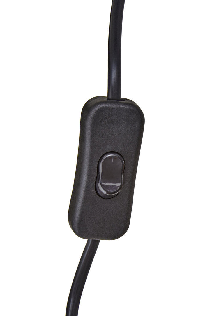 Siena Two Light Silver and Black Marble Table Lamp