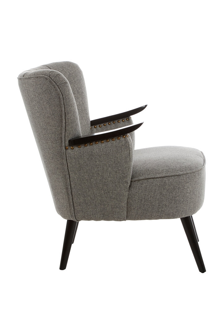 Granada Grey Fabric Armchair