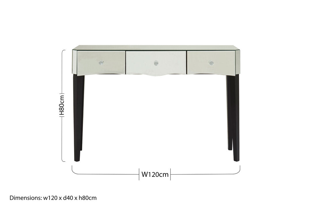 Brooklyn Mirrored Console Table