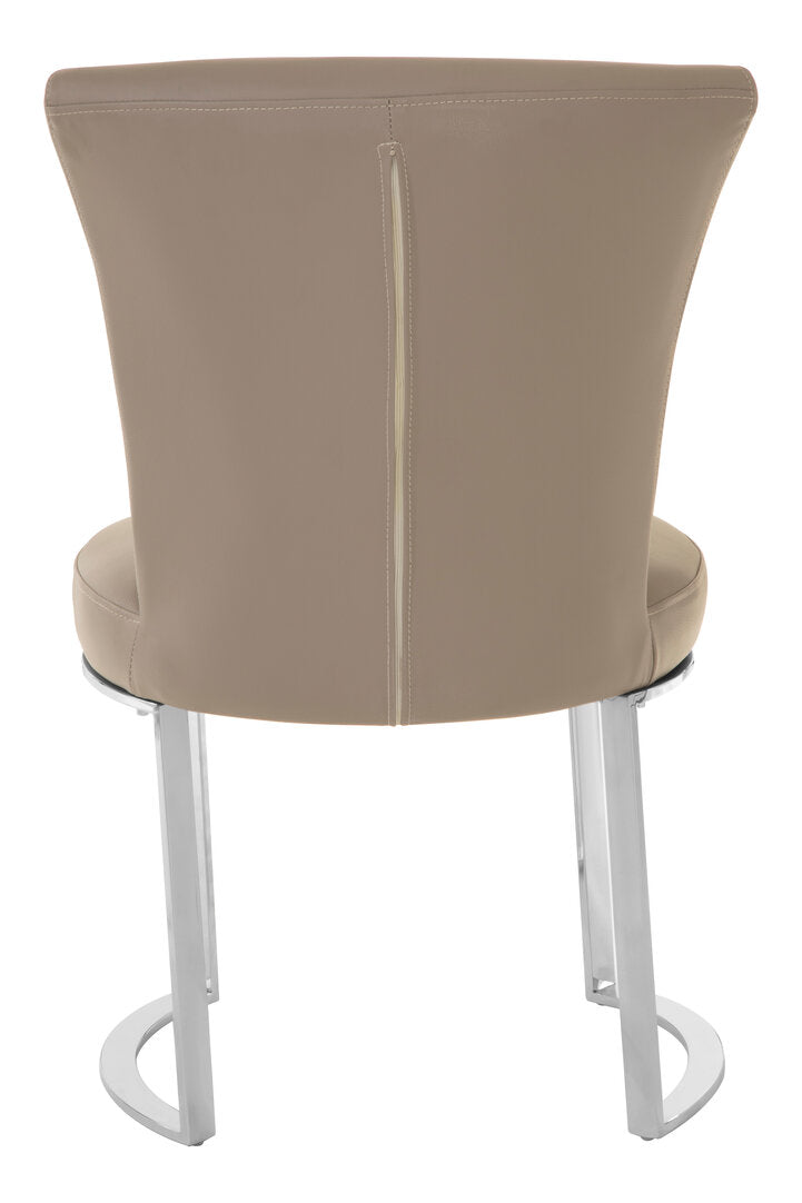 Notting Grey Faux Leather Dining Chair