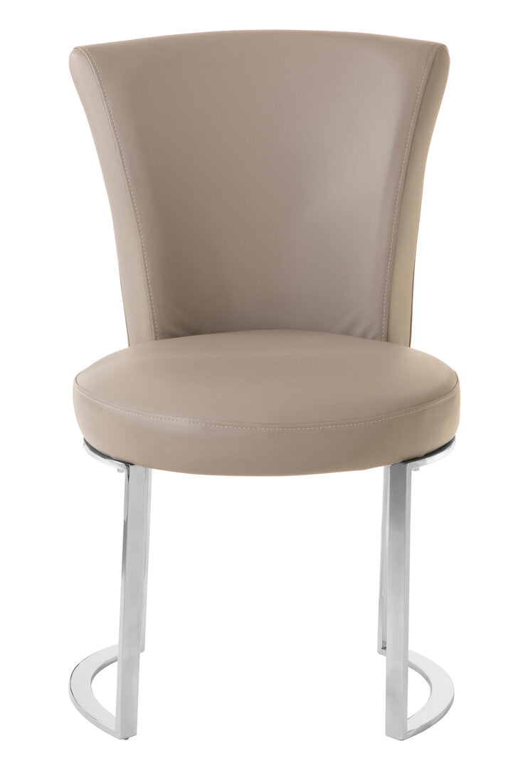 Notting Grey Faux Leather Dining Chair