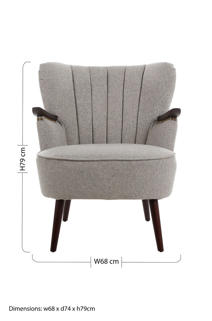 Granada Taupe Fabric Armchair
