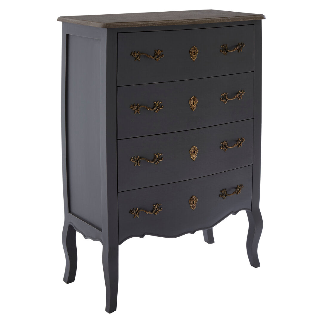 Stirling 4 Drawer Dark Grey Chest
