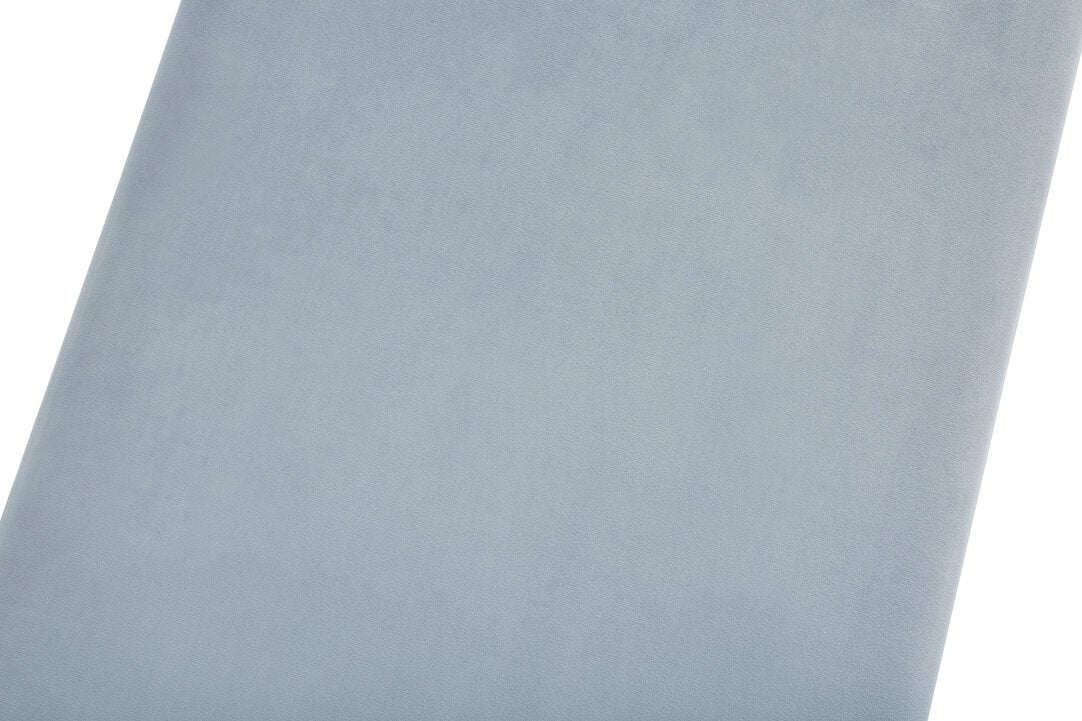 Aurora Powder Blue Velvet And Gold Bench