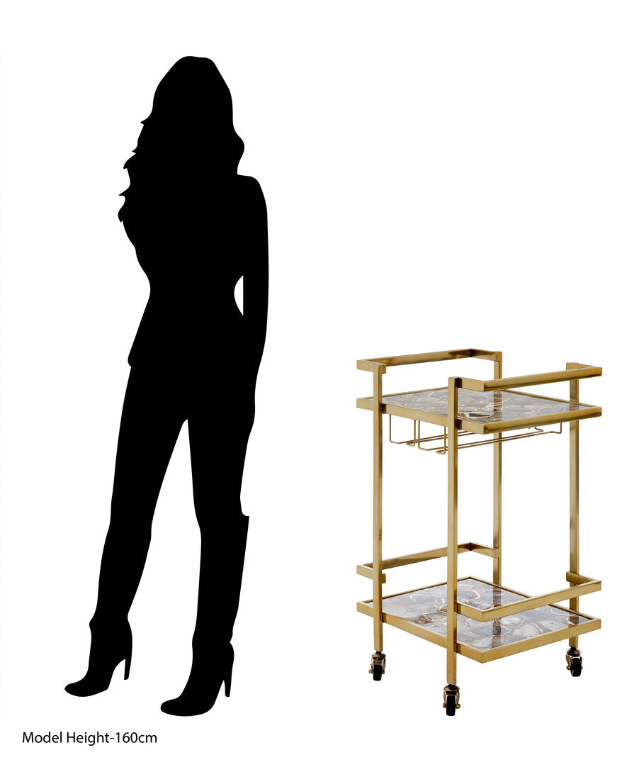 Loxley Drinks Trolley in Agate