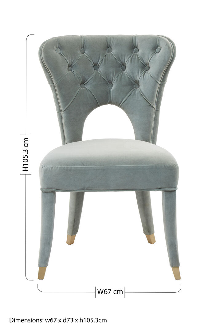 Regent Blue Feature Chair