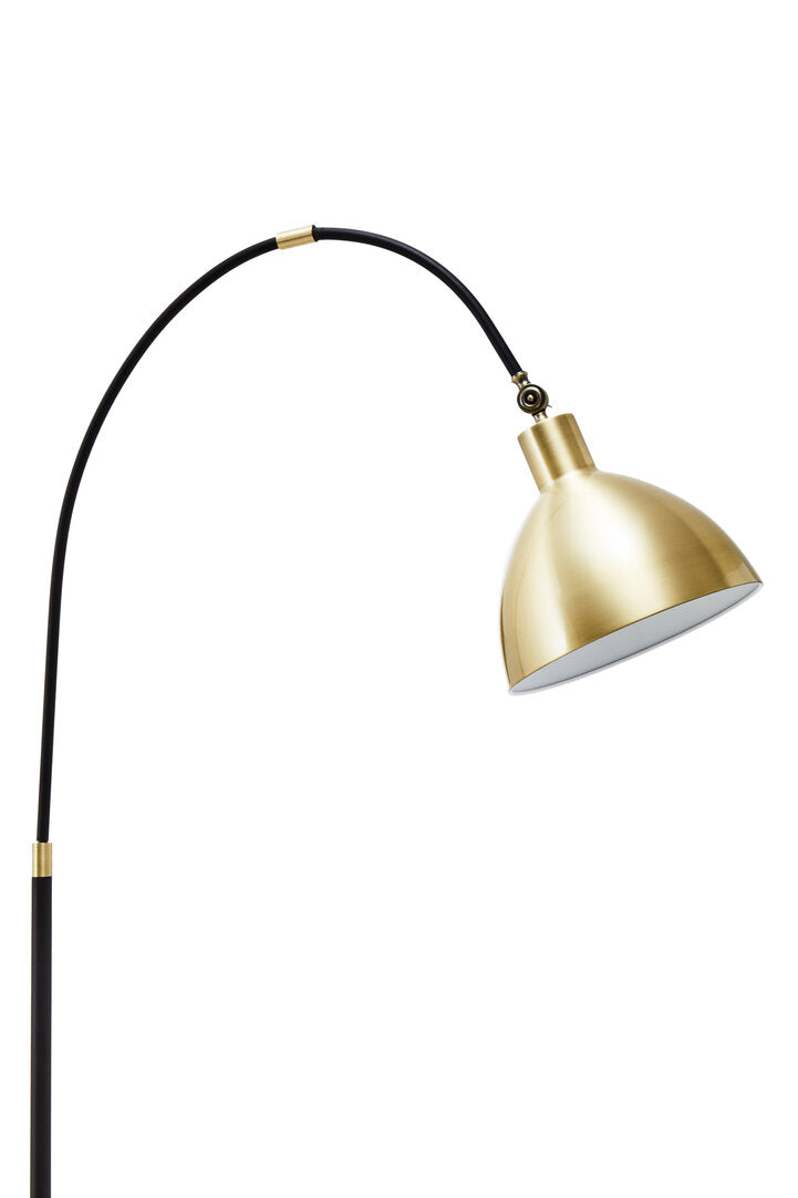 Oxford Gold Finish Metal Shade Floor Lamp