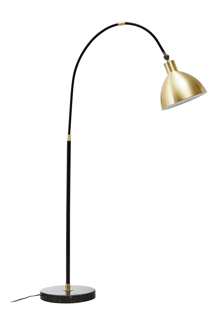 Oxford Gold Finish Metal Shade Floor Lamp