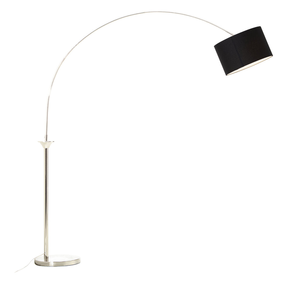 Madison Satin Nickel Finish Metal Floor Lamp