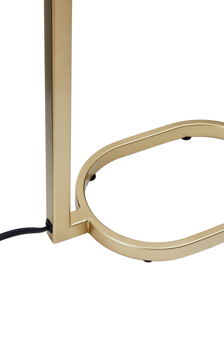 Soho Black Shade With Gold Finish Metal Frame Table Lamp