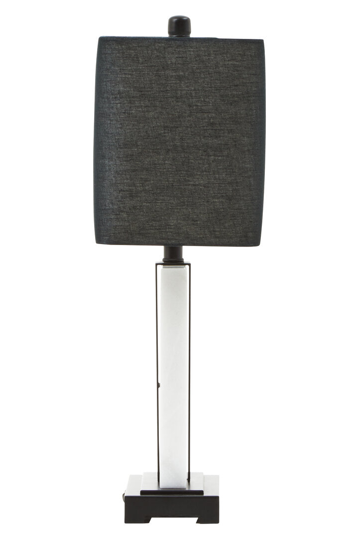 Siena Black and White Marble Table Lamp