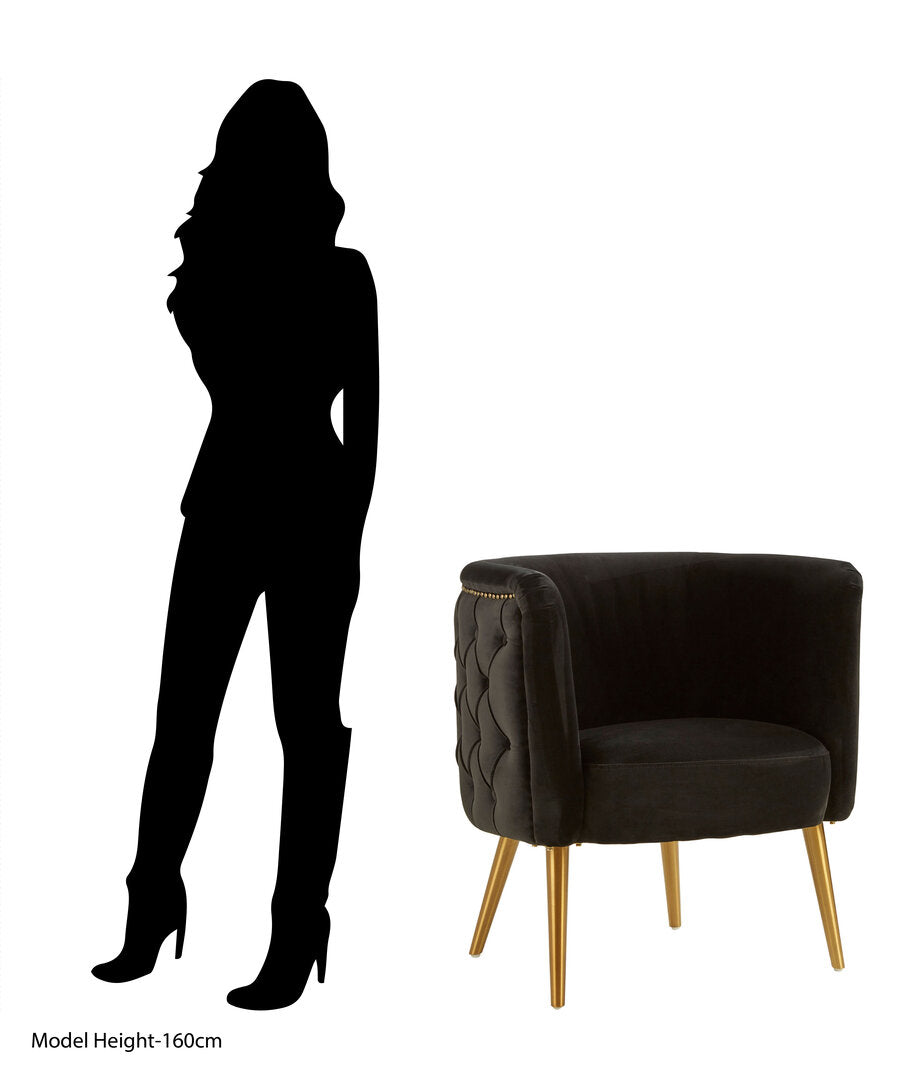 Penzance Black Tub Chair