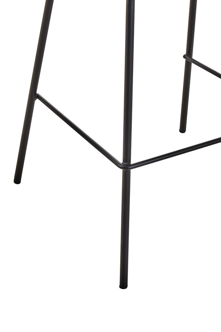 Devon Brown Faux Leather Bar Chair