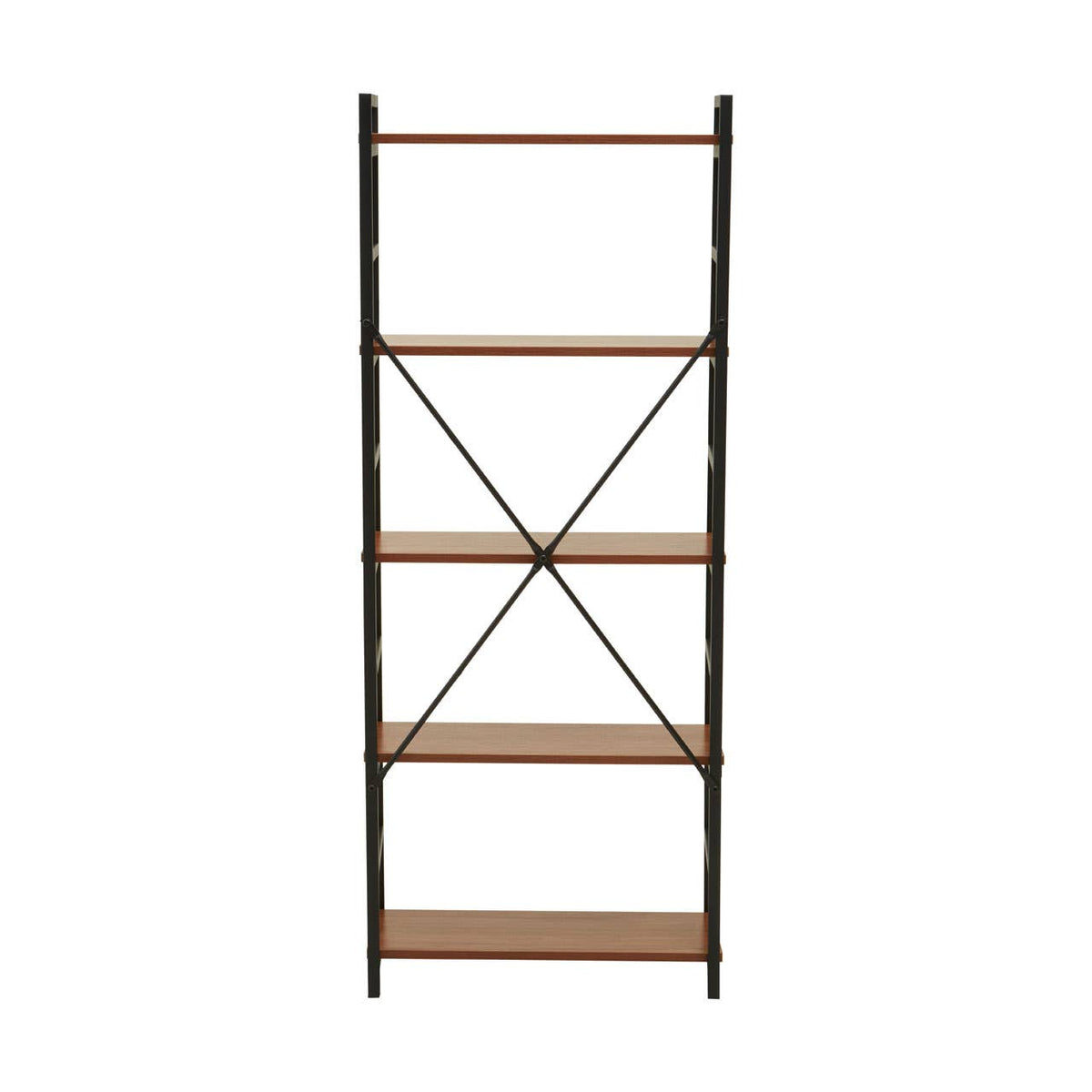 Edale 5 Tier Wood Finish Shelf Unit
