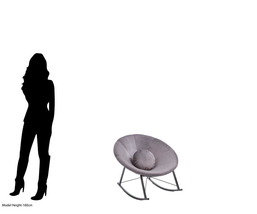 Mayfair Grey Conic Rocking Chair