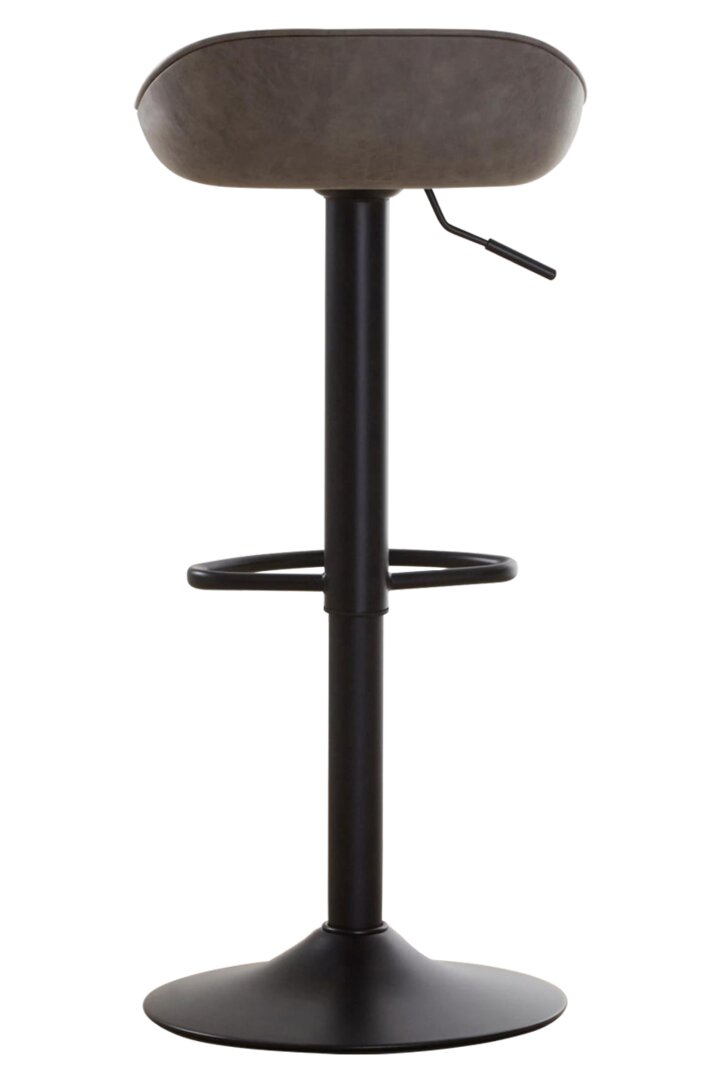 Devon Set Of Two Ash Faux Leather Bar Stools