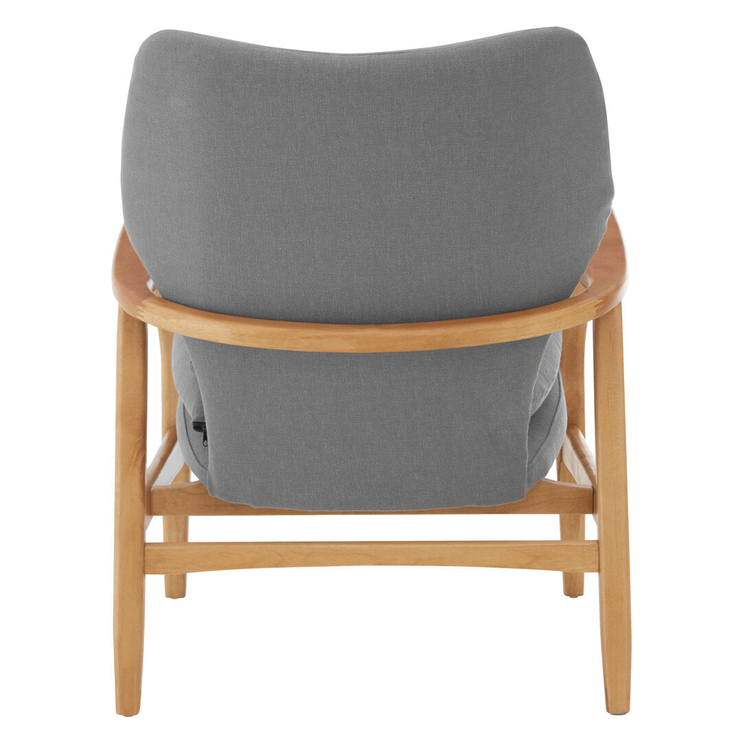 Richmond Grey Chair With Birchwood Frame