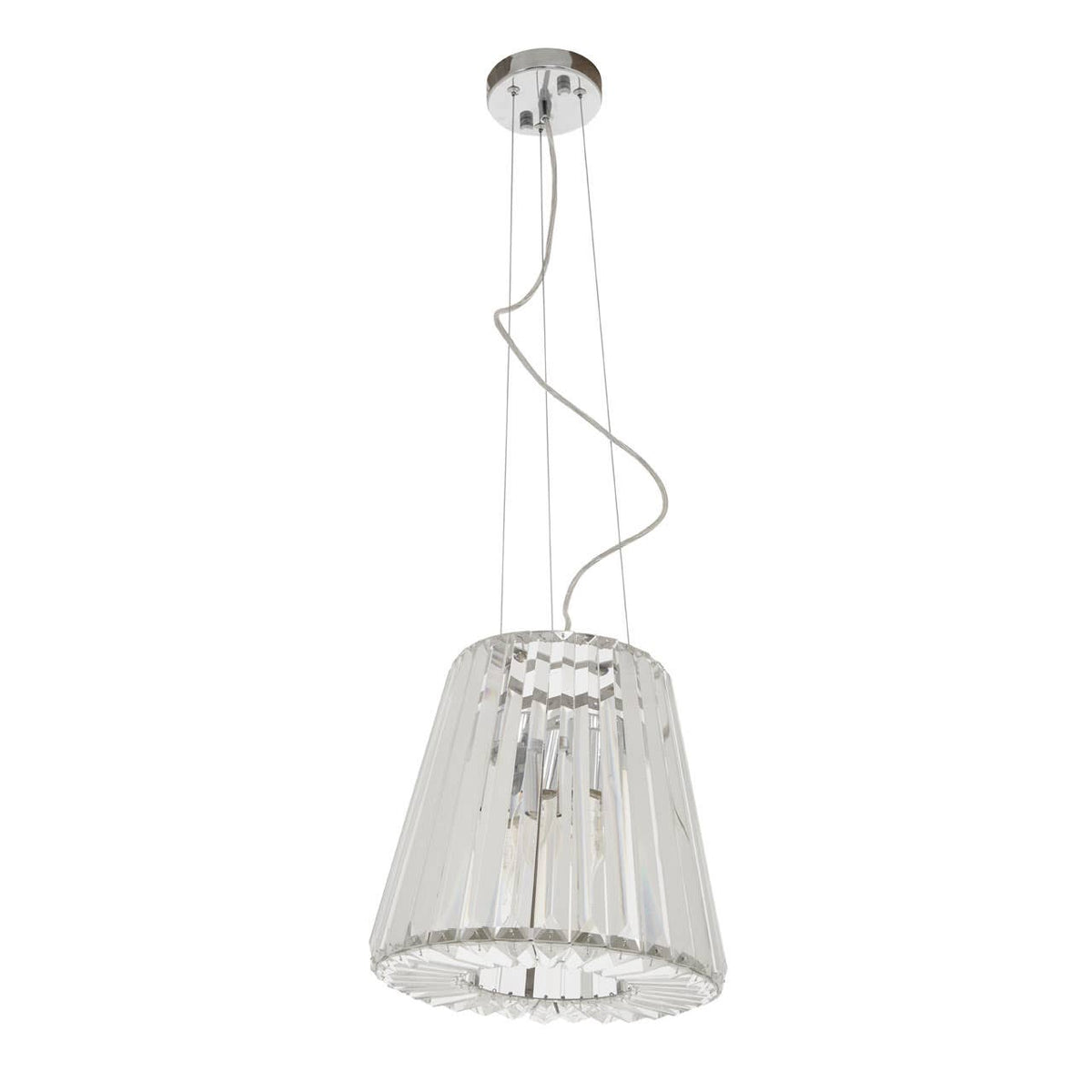 Vienna 3 Bulb Crystal Pendant Light
