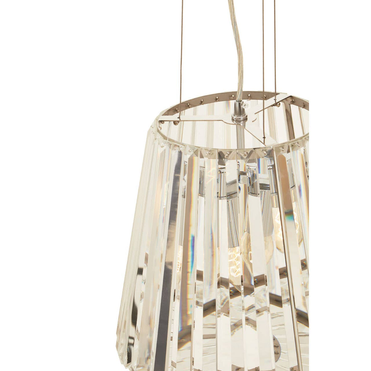 Vienna 3 Bulb Crystal Pendant Light