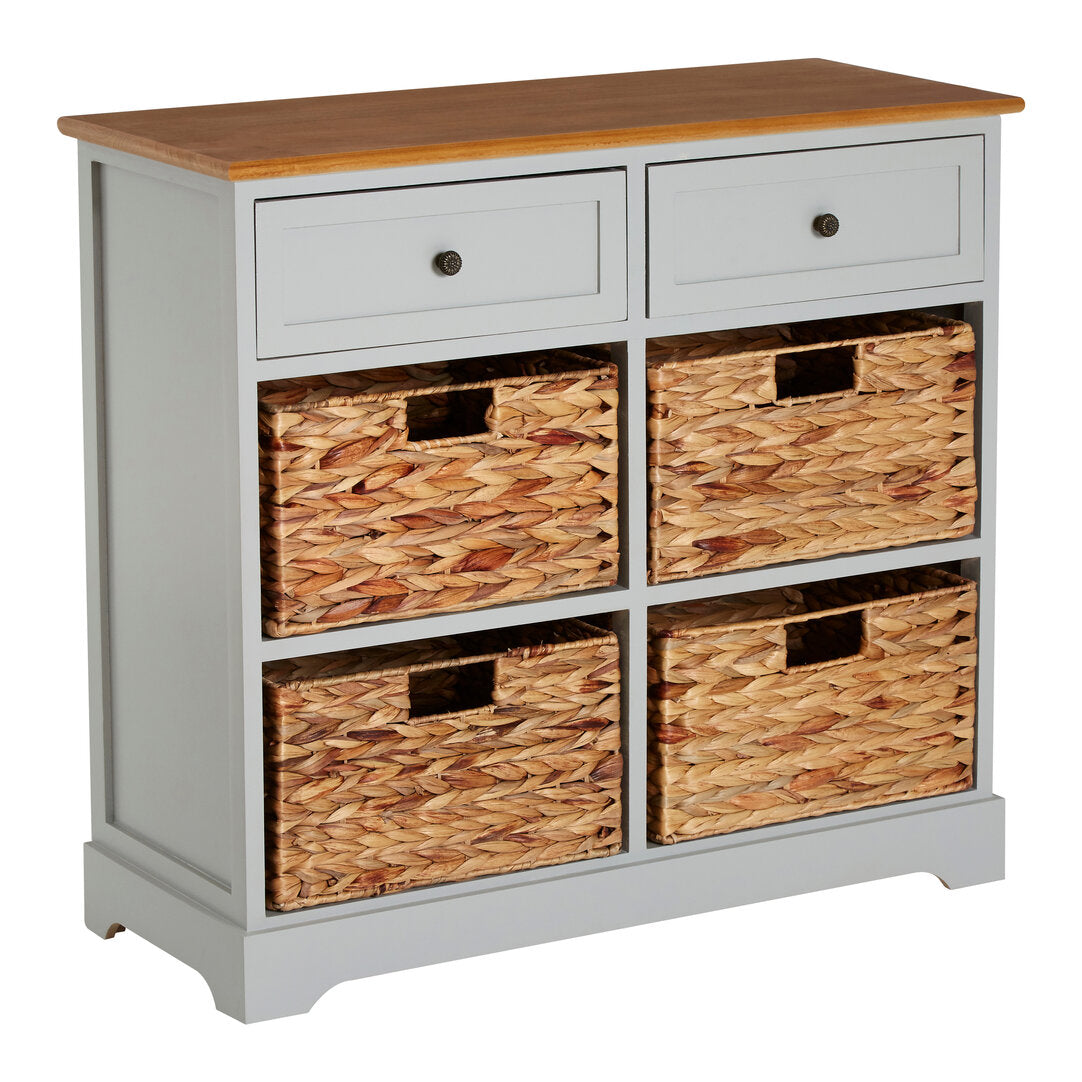 Chelsea Two Drawers Four Baskets Cabinet