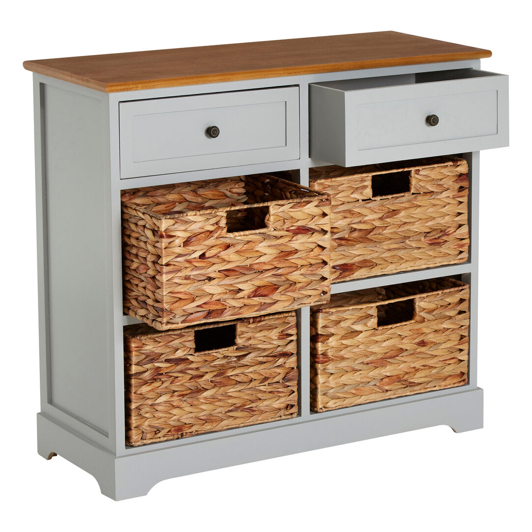 Chelsea Two Drawers Four Baskets Cabinet