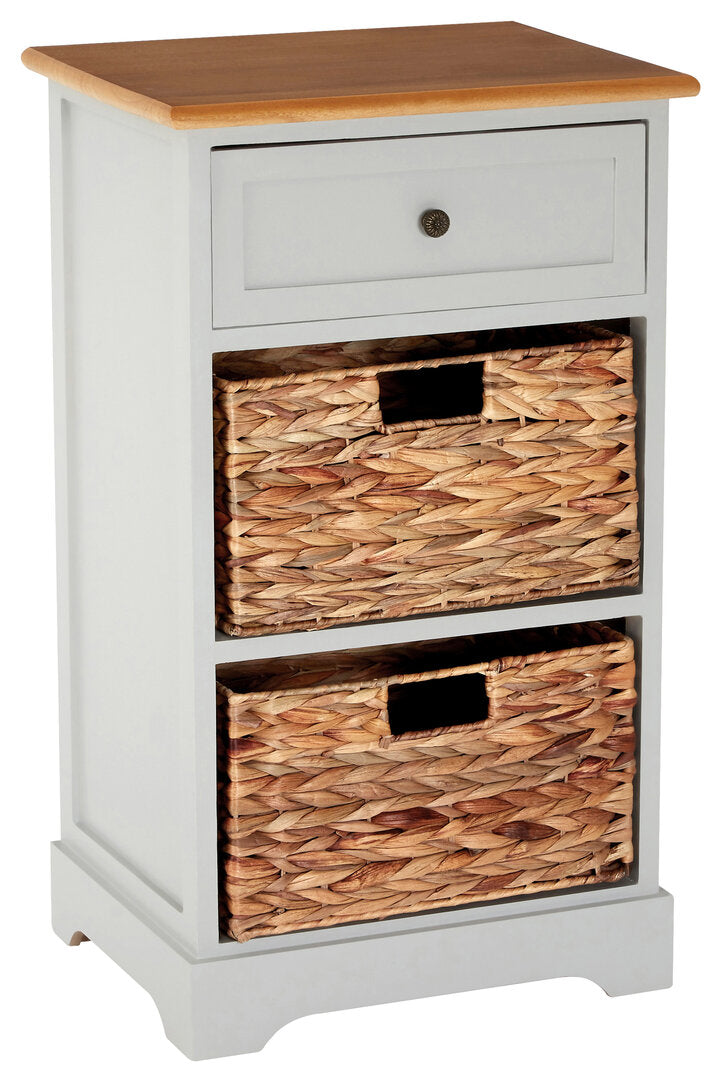 Chelsea One Drawer Two Baskets Cabinet
