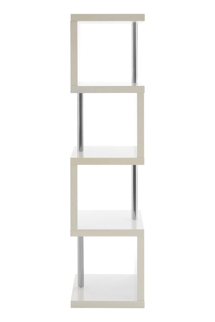 Amalfi 4 Tier White Gloss Shelf Unit