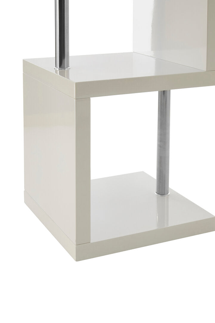 Amalfi 4 Tier White Gloss Shelf Unit
