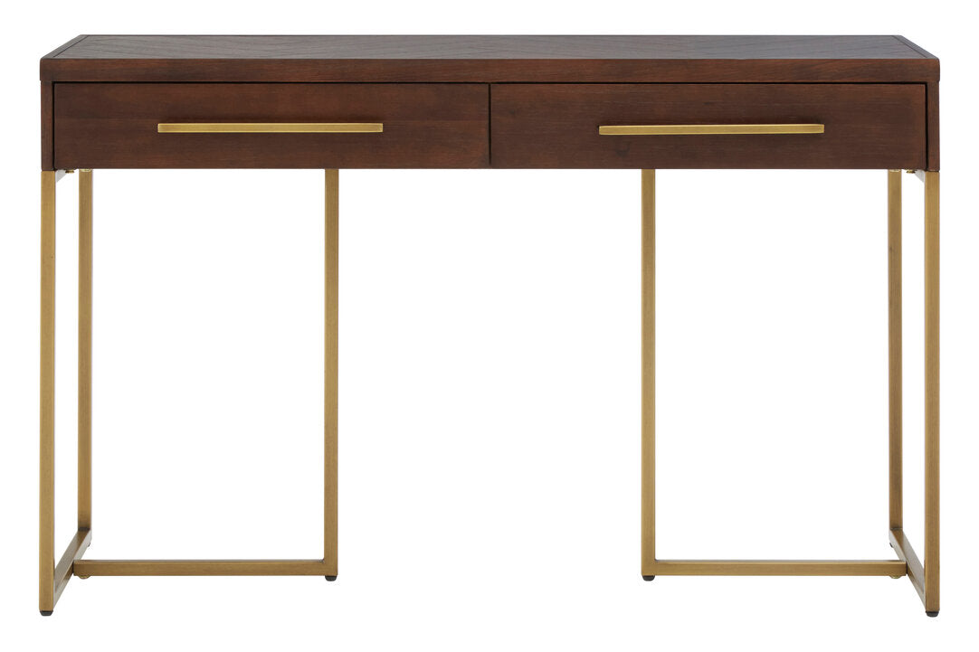 Como Acacia Wood Effect Console Table with Drawers