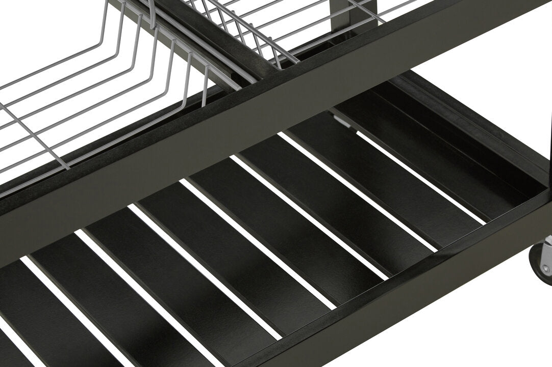 Vienna Glenn Wide Kitchen Trolley with Granite Top