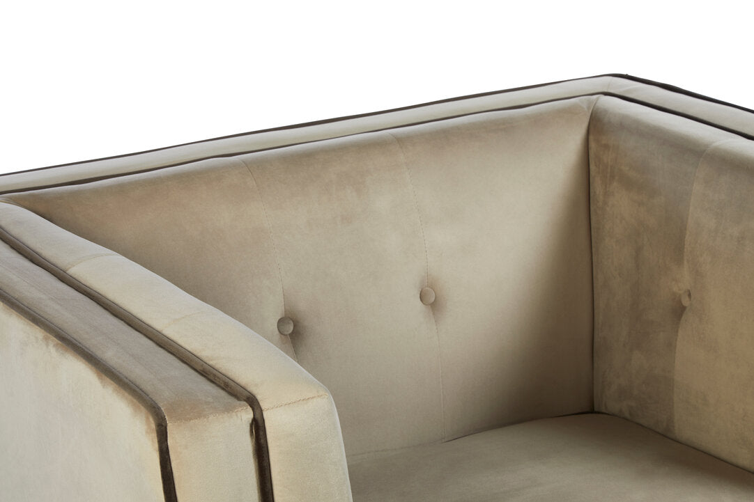 Notting Mink Velvet Chair