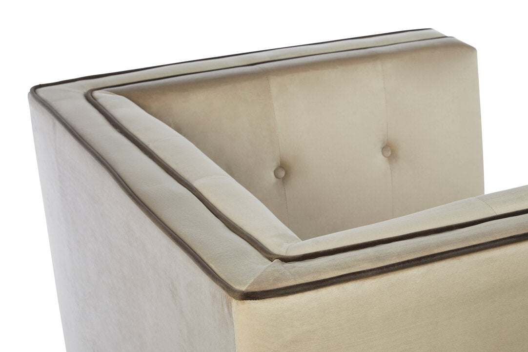 Notting Mink Velvet Chair