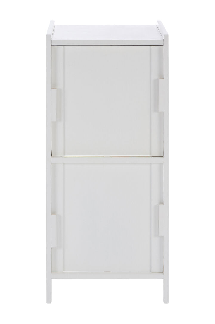 Richmond white wood 2 Drawer cabinet