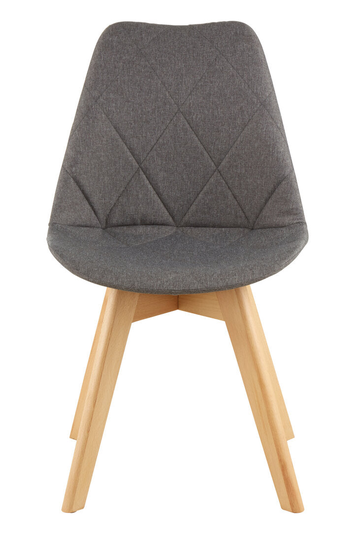 Richmond Grey Diamond Pattern Dining Chair