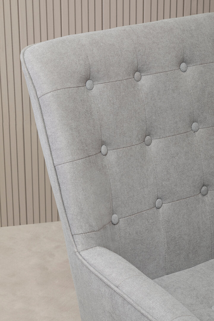 Richmond Grey Curved Chair