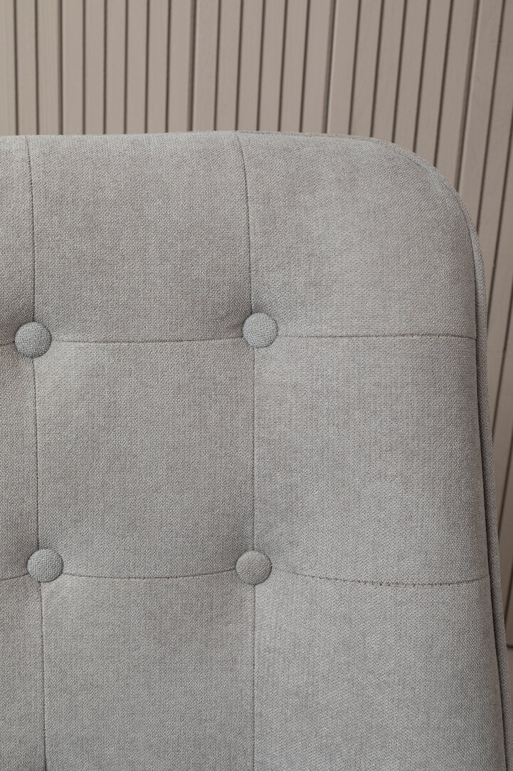 Richmond Grey Curved Chair