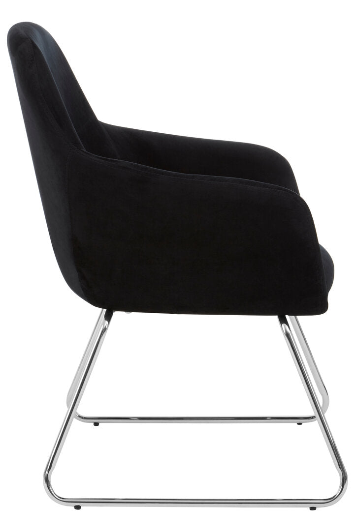 Richmond Black Fabric Chair