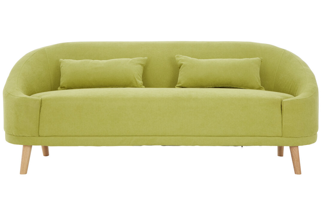 Bristol Green Linen Sofa
