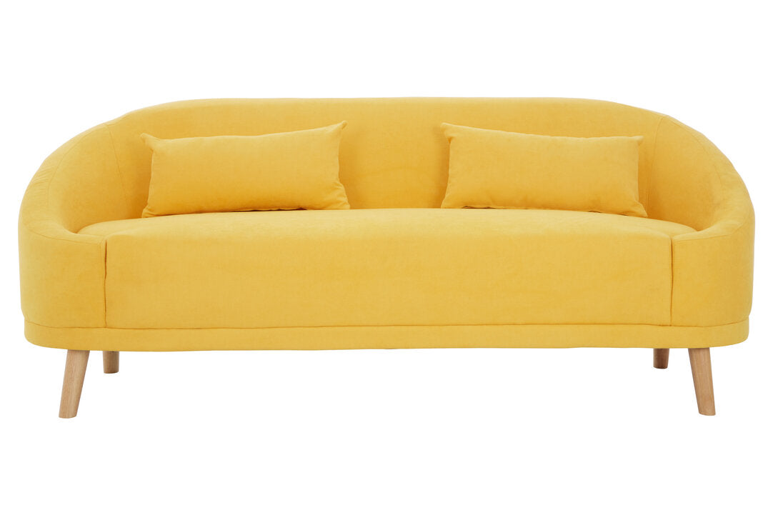 Bristol Yellow Linen Sofa